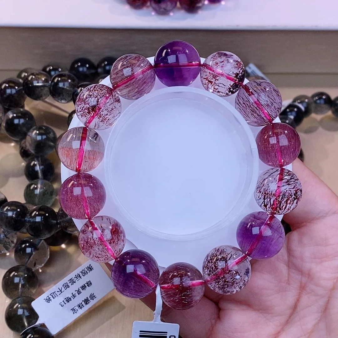 未镶嵌手链水晶仙女超七15mm+