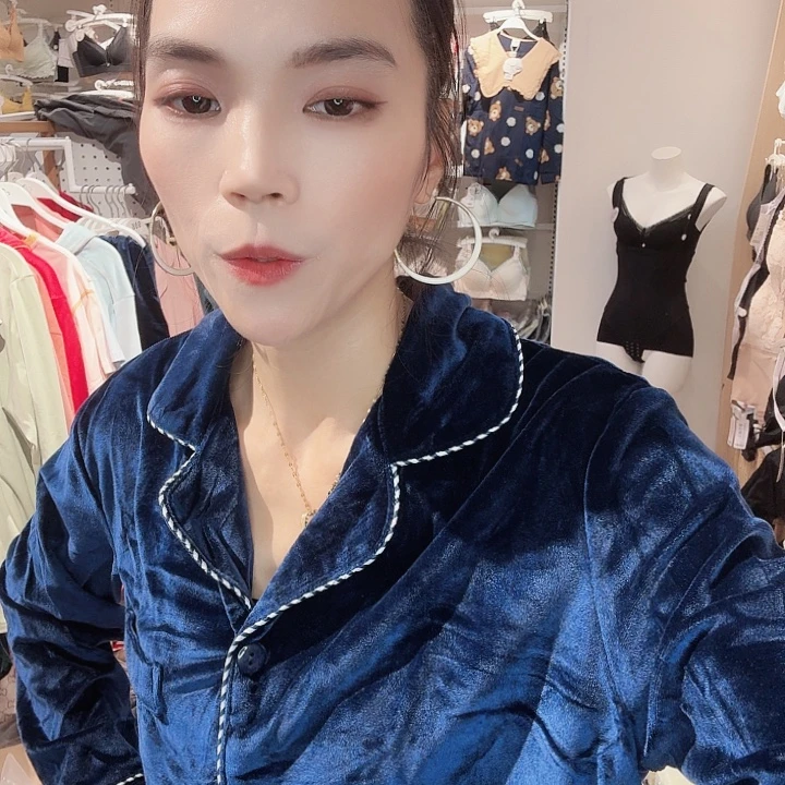 三醋酯纤维219米丝绒兰- M