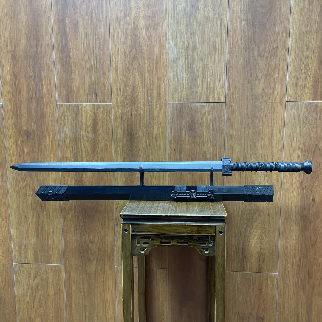 【墨轩汉剑】楠竹木制龙泉宝剑汉剑练习汉剑居家好物模型摆件玩具