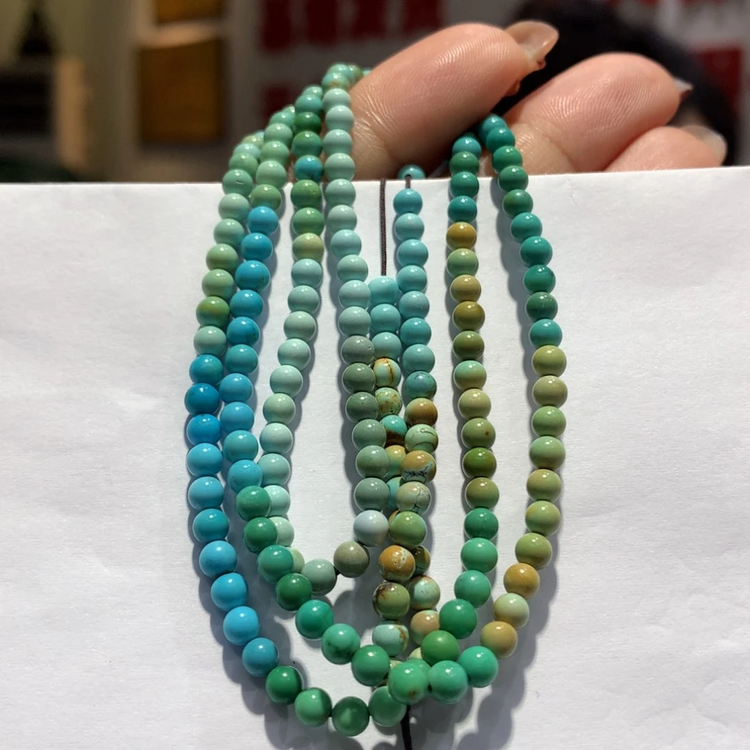 未镶嵌绿松石长链