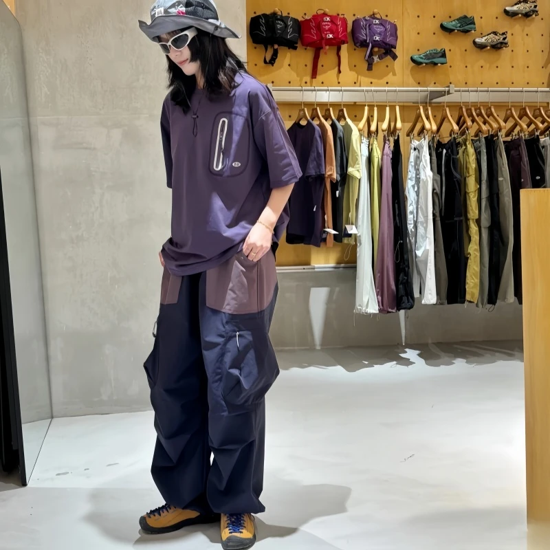 【N33 MOUNTAIN】男女户外登山徒步工装休闲裤通勤撞色伞兵裤C1517