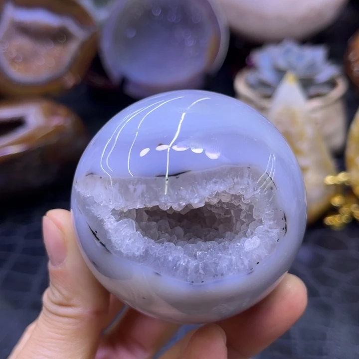 水晶珠宝半成品未镶嵌开口笑