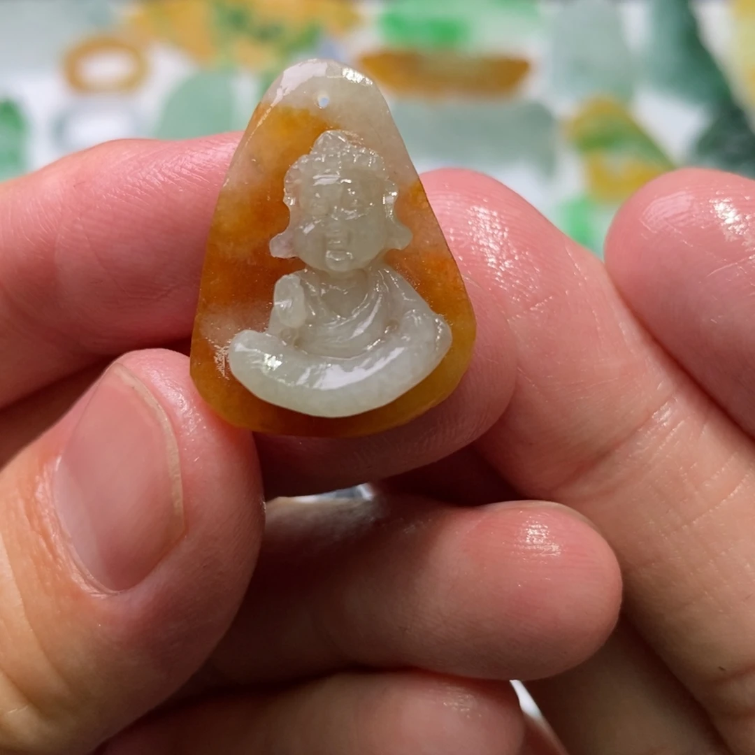 定制翡翠未镶嵌吊坠