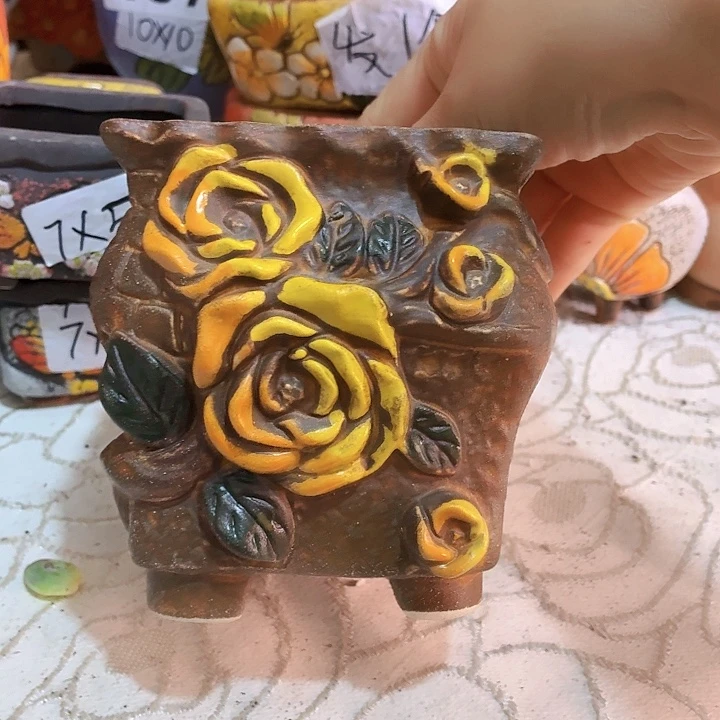 多肉花盆满15包邮