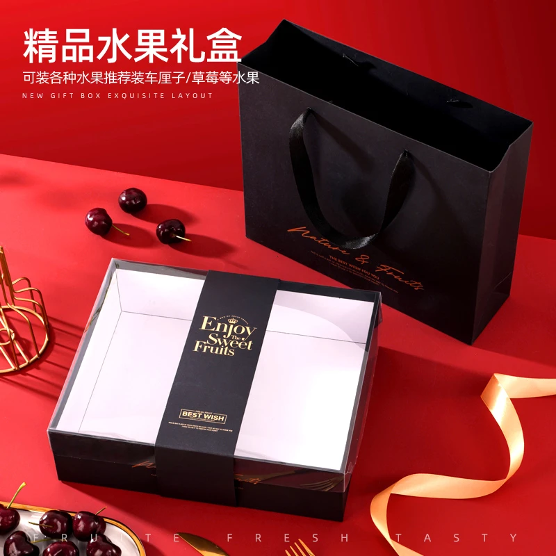 z通用水果包装盒定制设计空盒子甜瓜西瓜桃子苹果土特产礼品纸箱