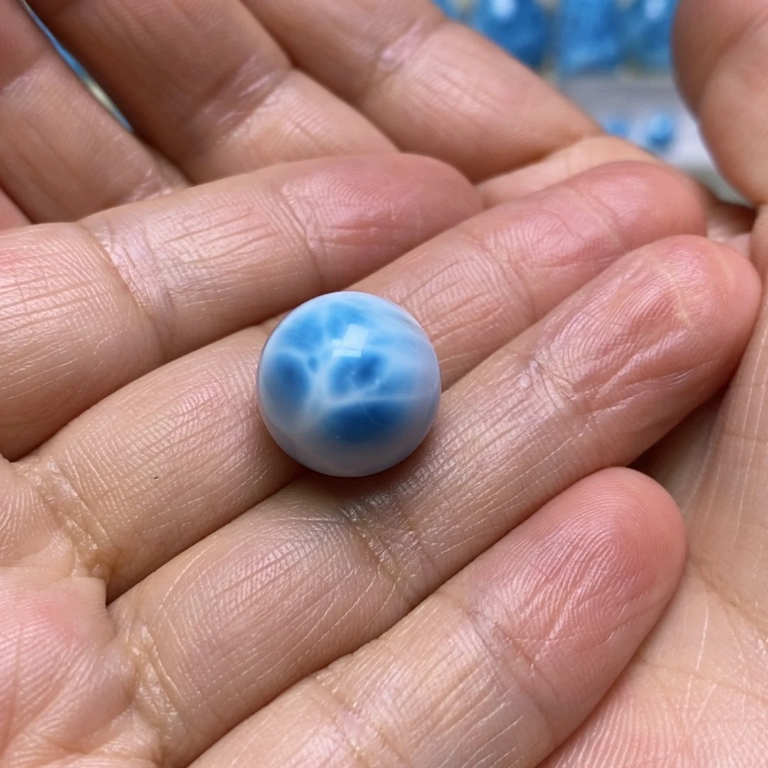****开针钠钙石（海纹石）未镶嵌颈饰
