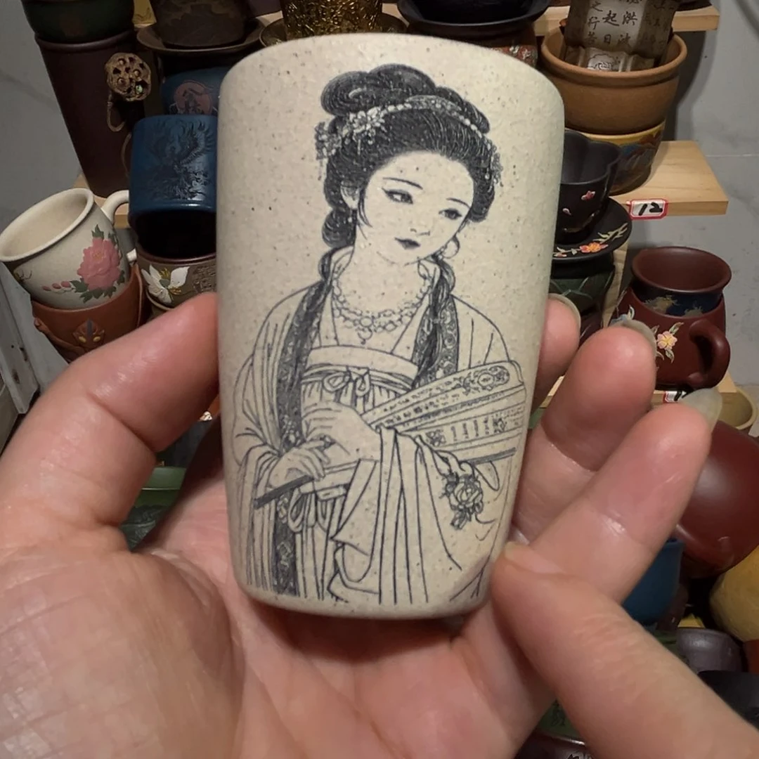 茶杯紫砂宜兴紫砂主人杯