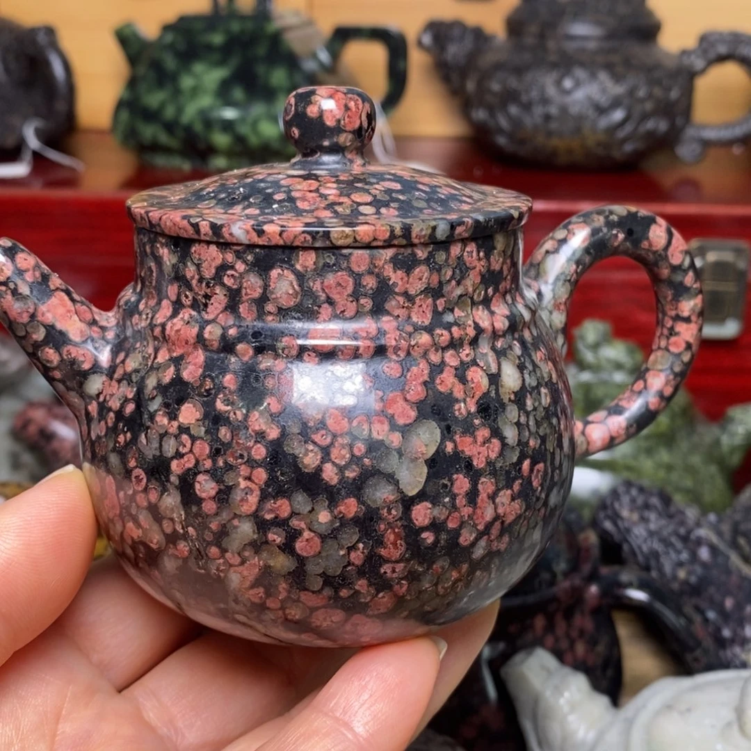 梅花玉高品红梅如意壶200cc