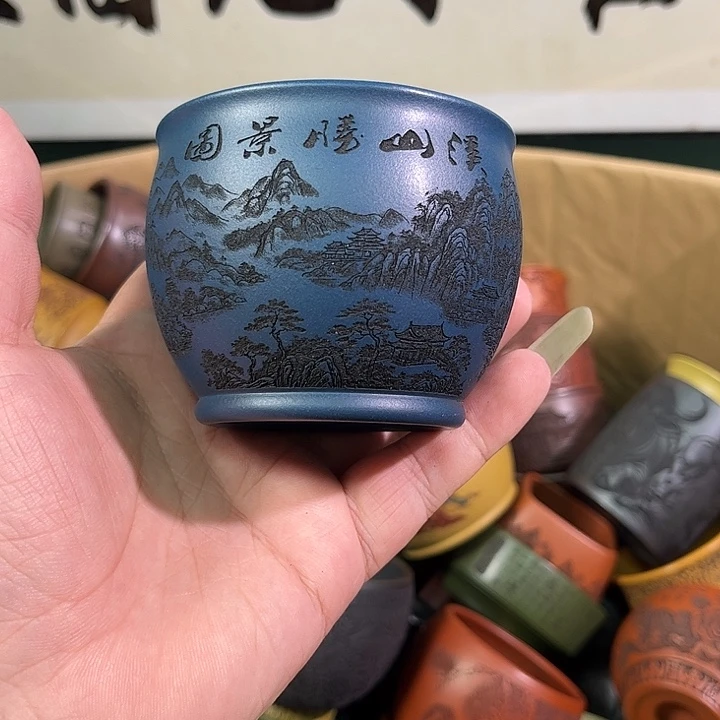 茶杯紫砂全手工紫砂主人杯
