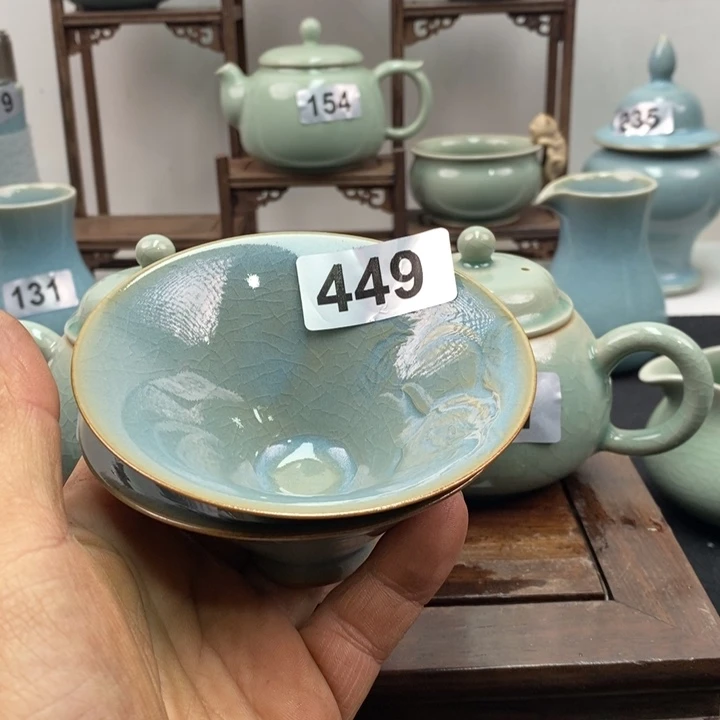 杯子狸*君原矿釉原产地汝瓷