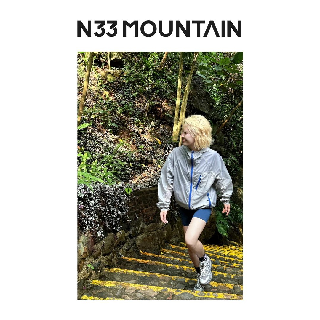 N33 MOUNTAIN小众设计 轻量透气撞色夏季防风防晒衣户外N90