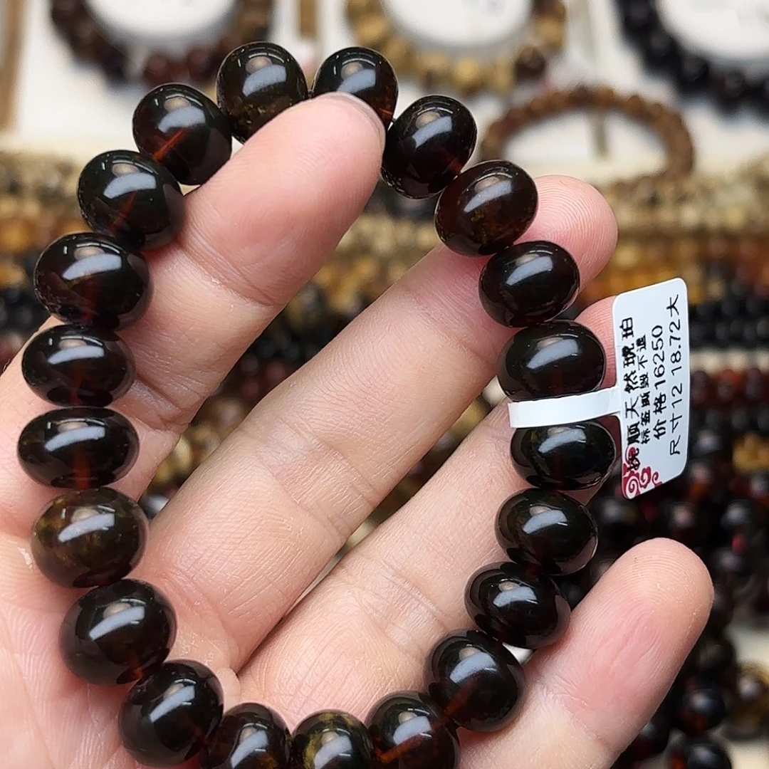 乐***心琥珀未镶嵌裸石十二91617