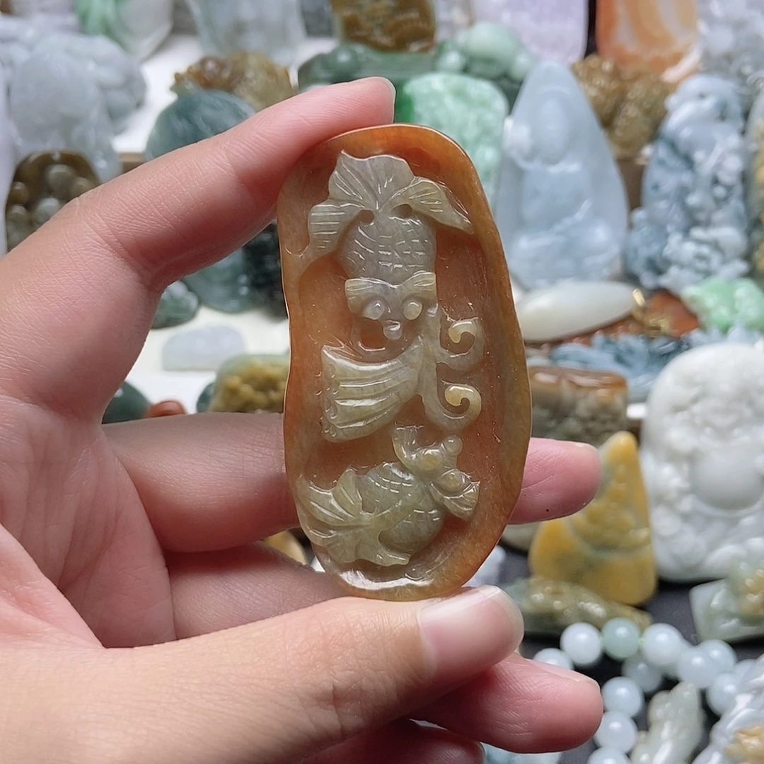 翡翠未镶嵌颈饰翡翠