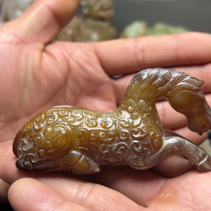 和田玉（糖玉）未镶嵌吊坠(赠链)