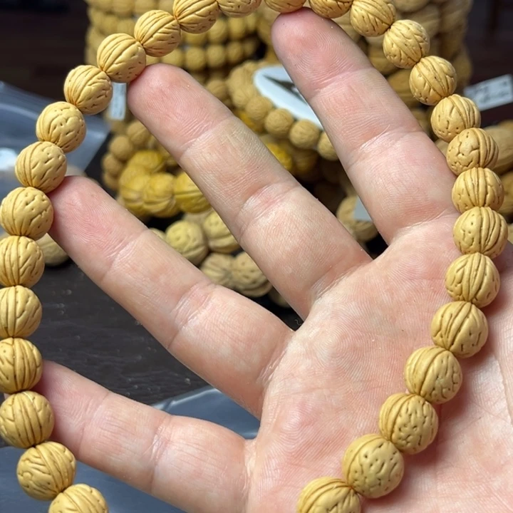 手串桃核12尺寸肥脐金豆手持