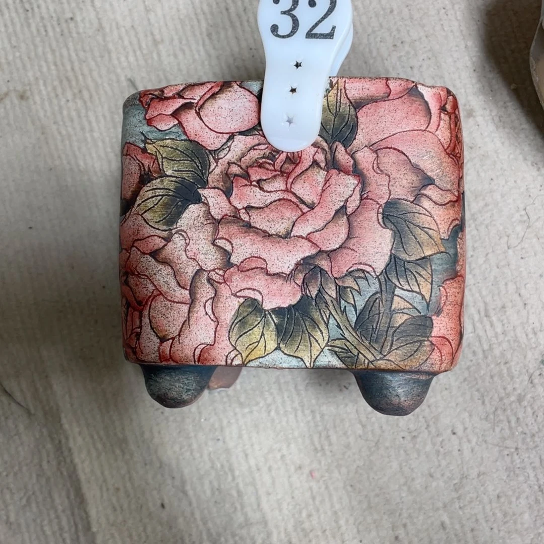 紫砂花盆在**方陶瓷多肉花盆精品