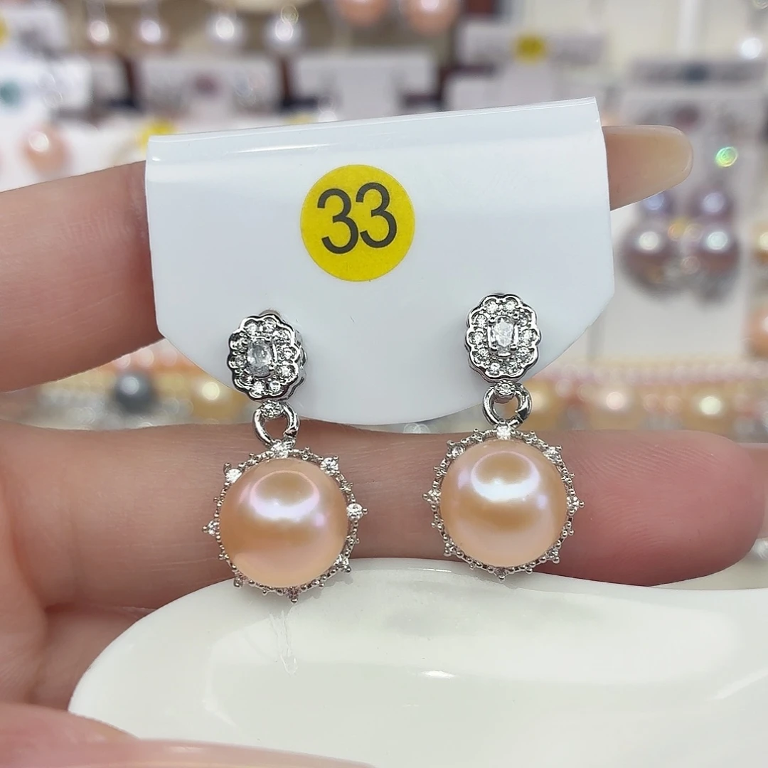 未镶嵌淡水珍珠耳饰