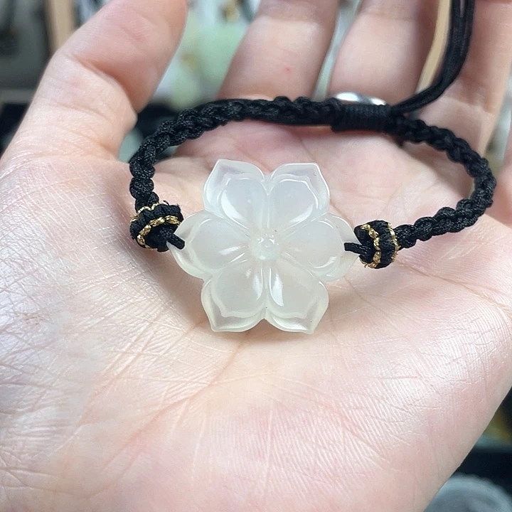 蛇纹石玉合金颈饰