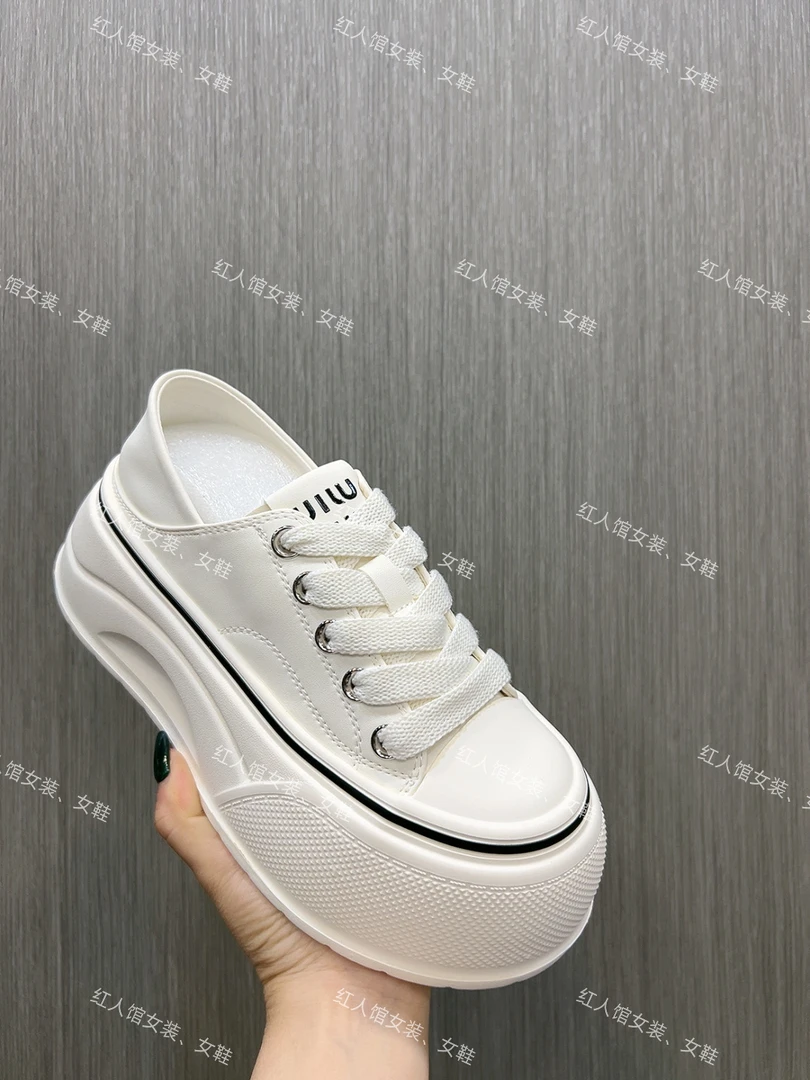 86C定制百搭显高白色厚底板鞋03-1