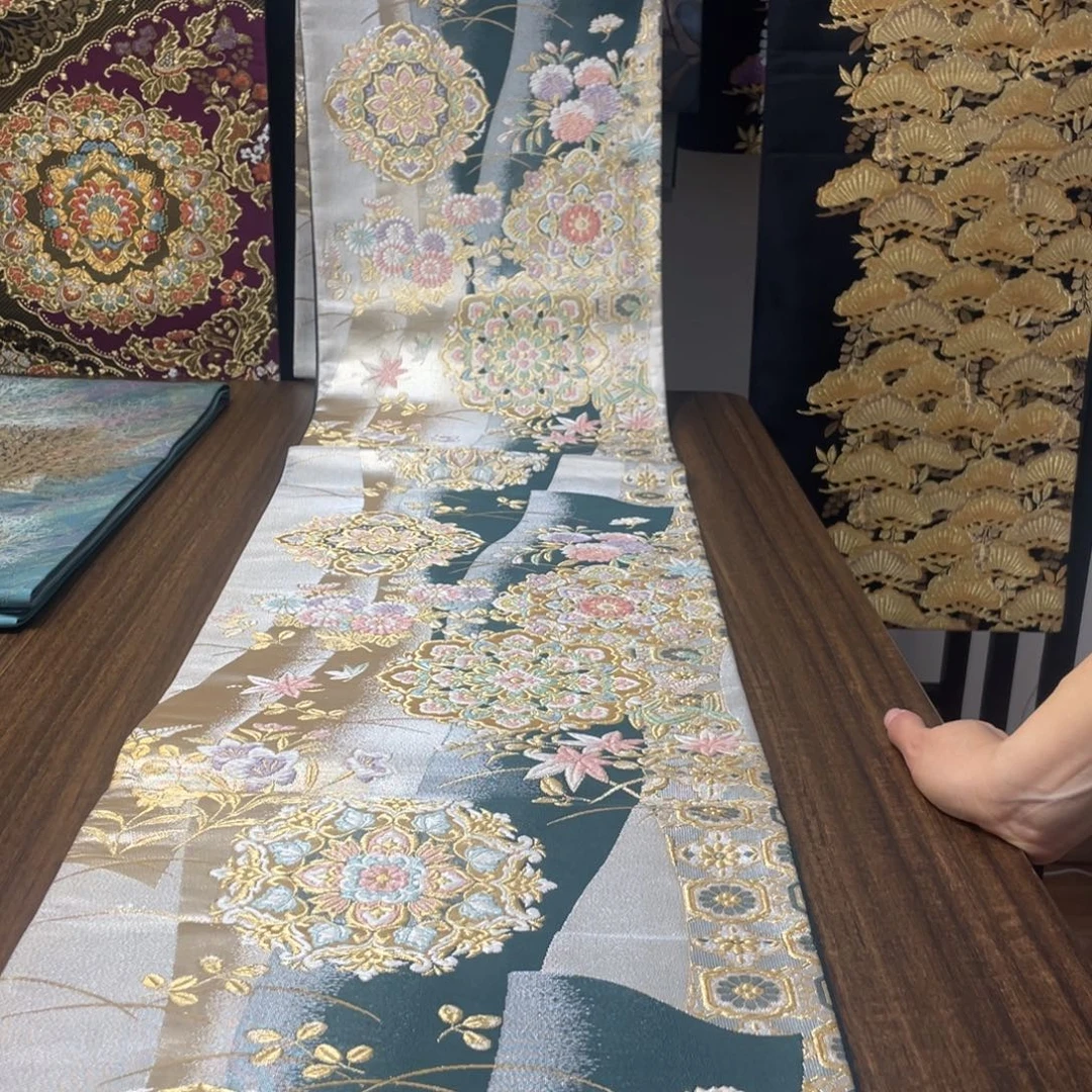 织绣16 唐锦西阵织桌旗