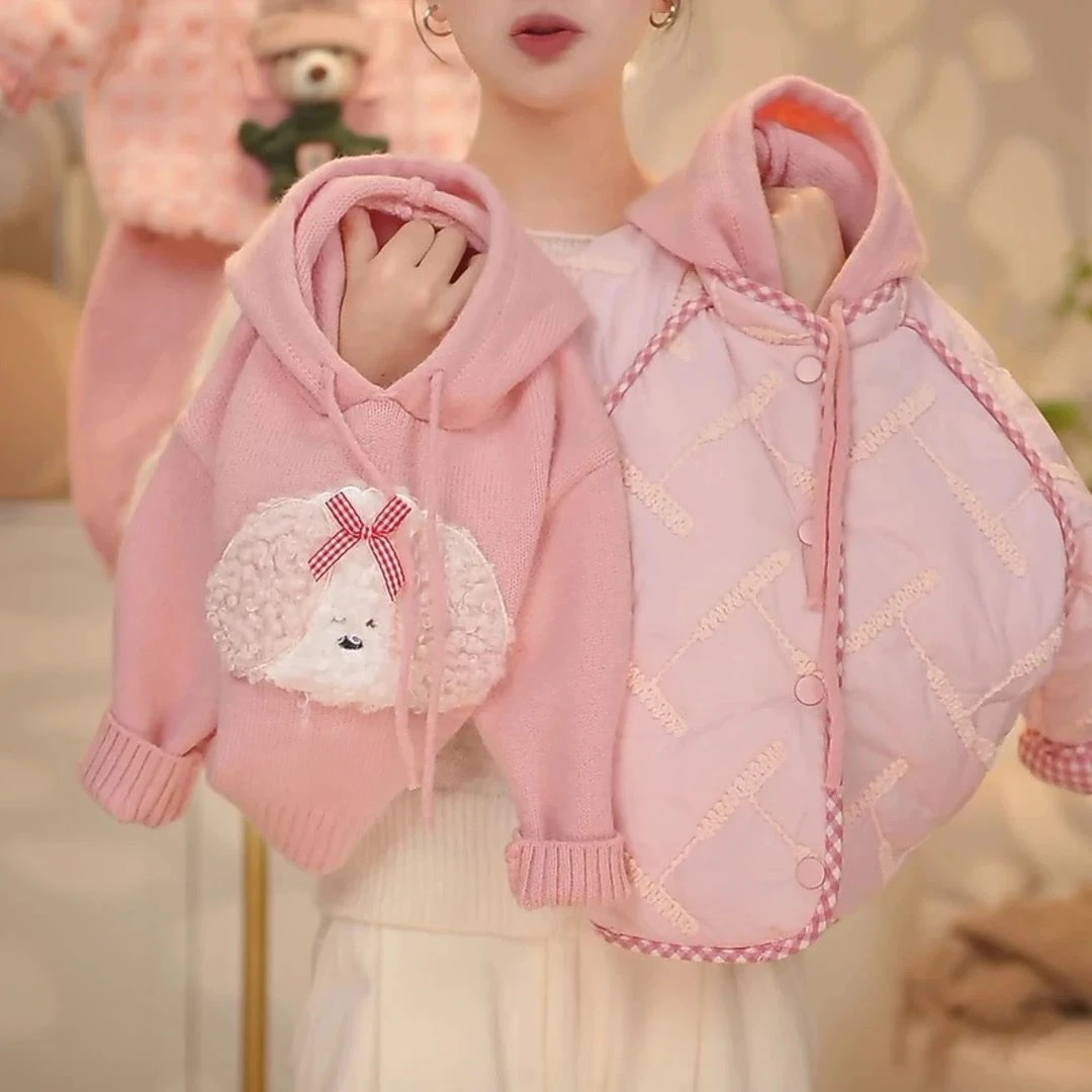 「菲菲原创」甜系小公主春秋卡通时尚儿童套装