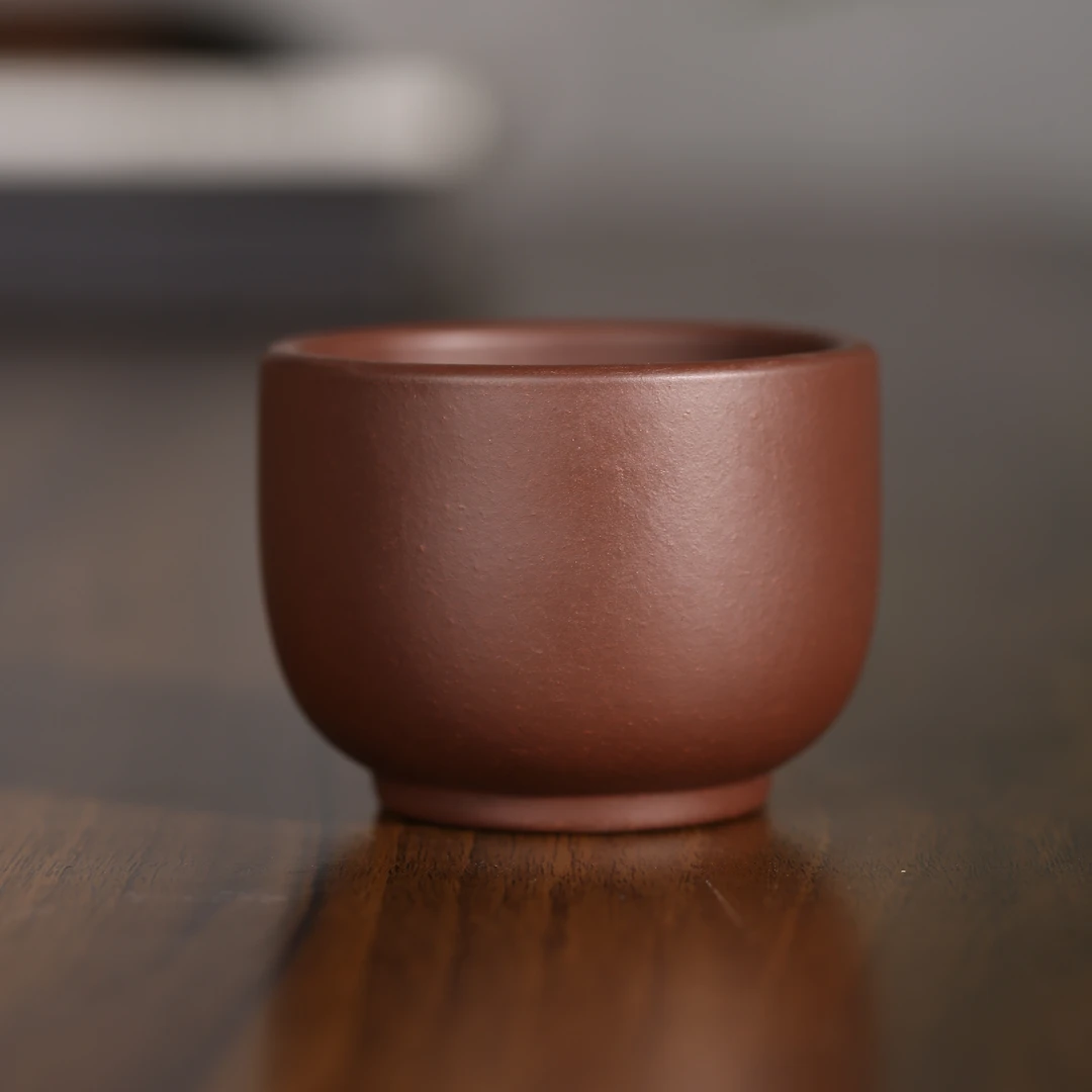 福道堂宜兴紫砂原矿紫泥主人杯品茗杯茶具茶器家用小口杯