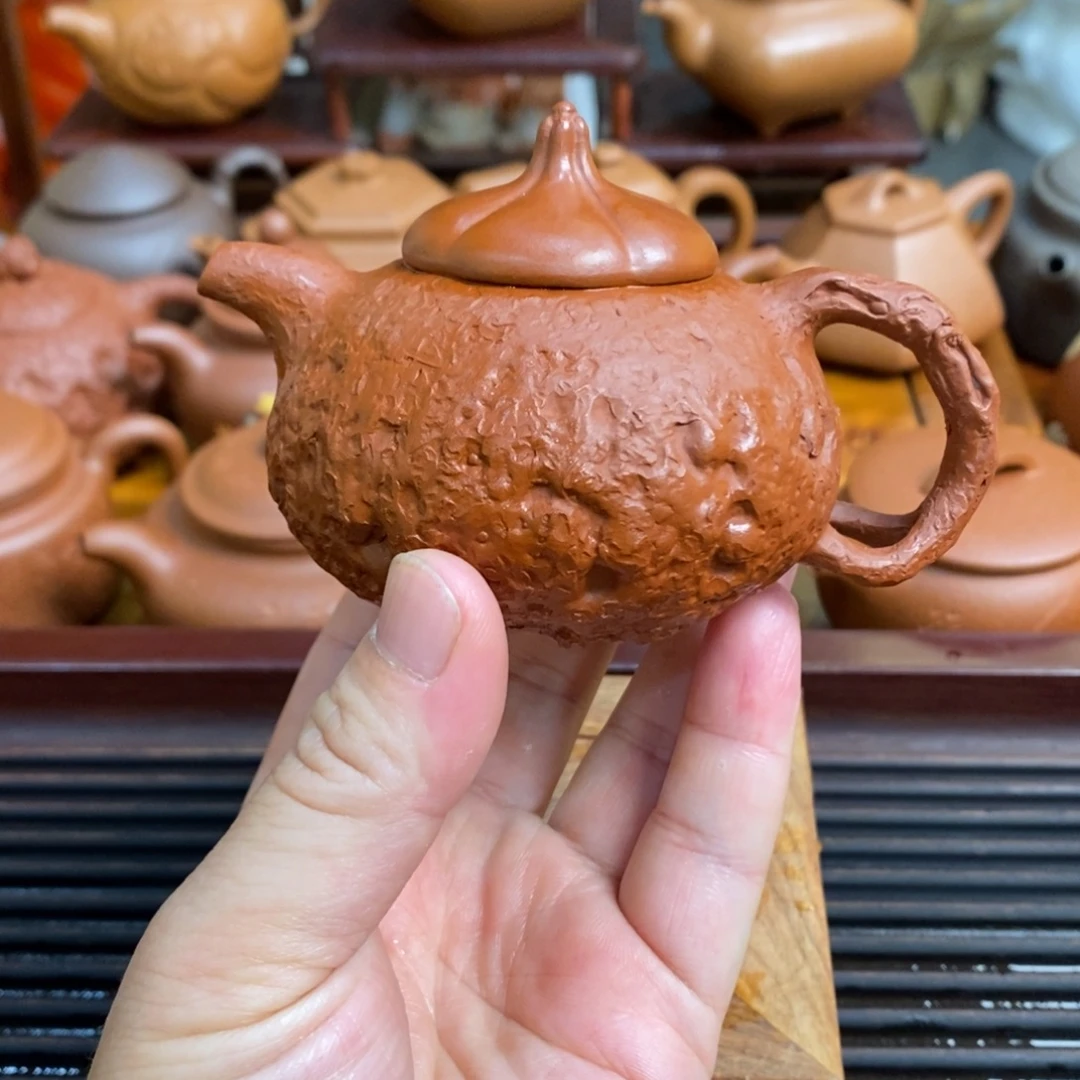 茶壶紫砂紫砂壶朱泥大红袍供春