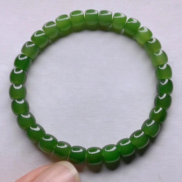 【闪购商品】和田玉（碧玉）手串未镶嵌11