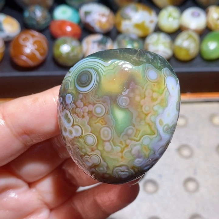 未镶嵌玛瑙/玉髓珠宝半成品16