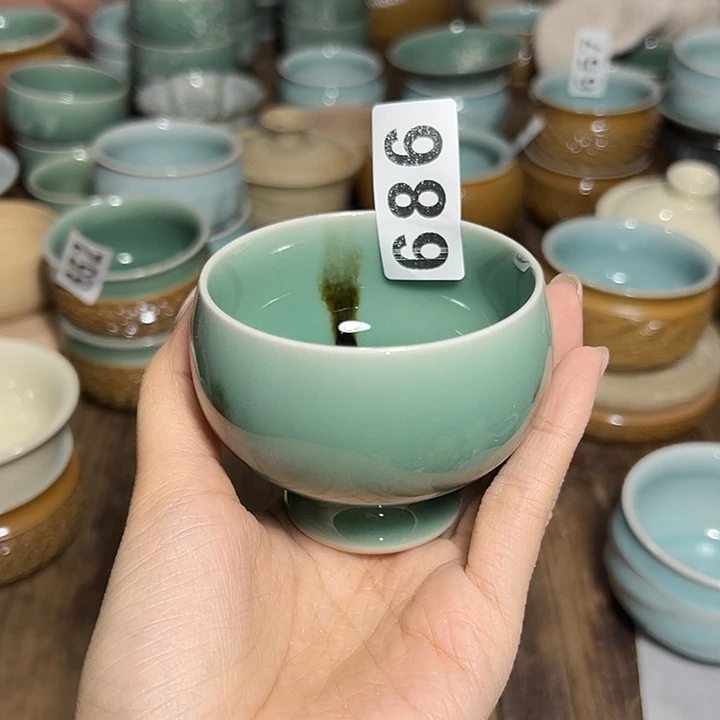 云间青瓷龙泉小米茶器