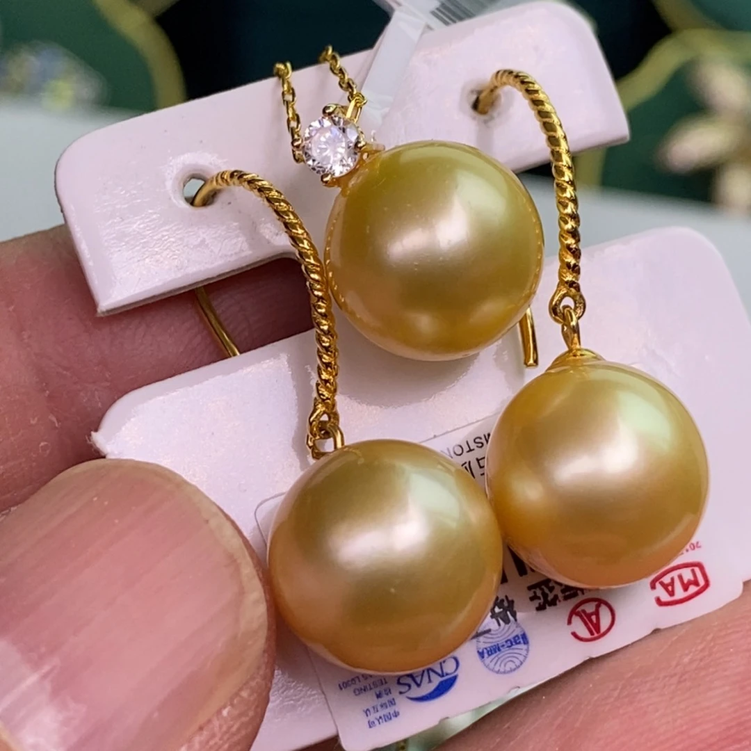 颈饰银S925镶嵌海水珍珠套装