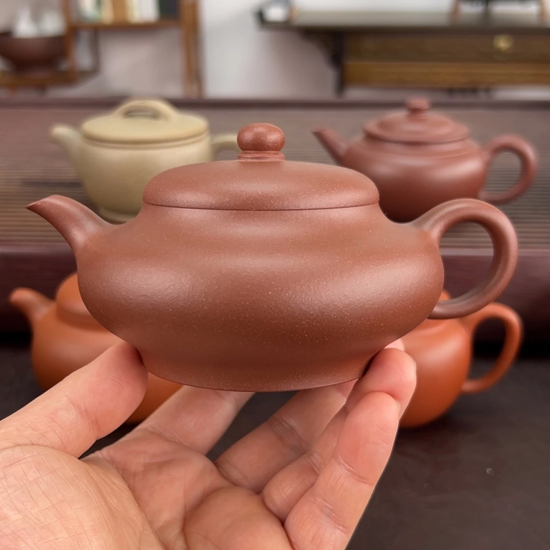紫砂茶壶紫泥220毫升