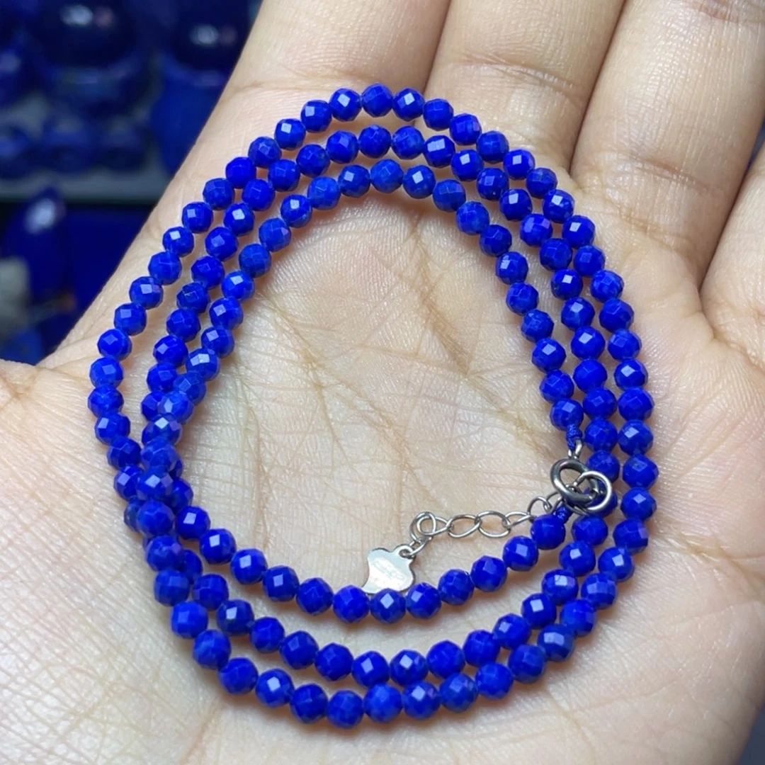 青金石未镶嵌3mm锁骨链