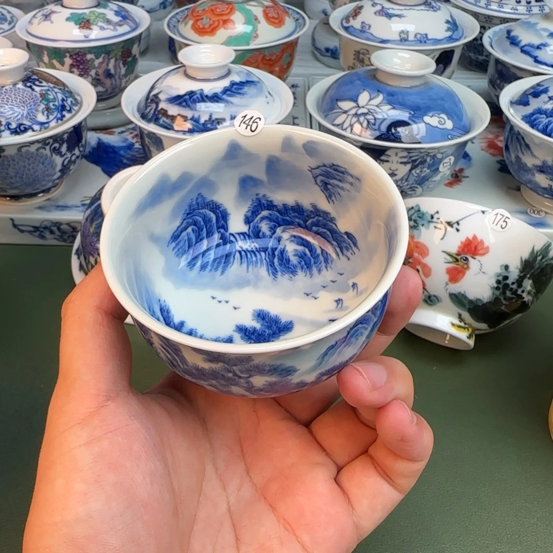 彦祖纯手工手绘茶具146