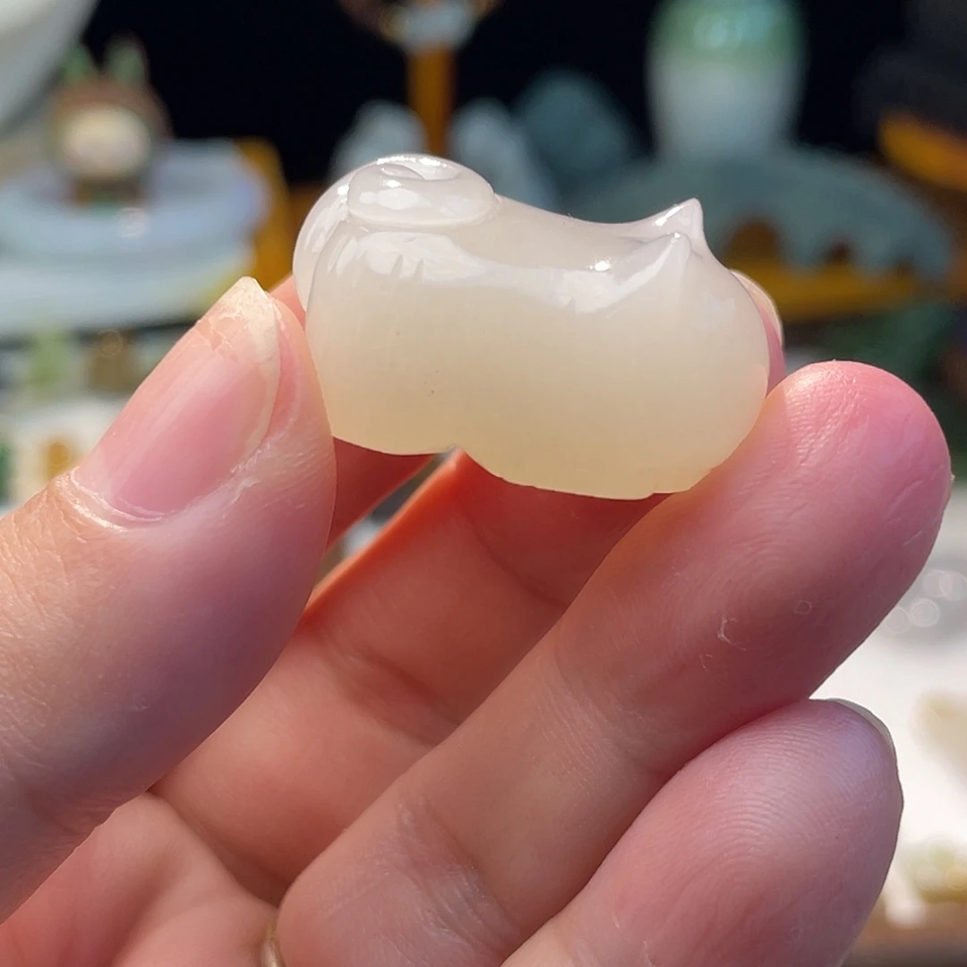 공***님和田玉未镶嵌颈饰