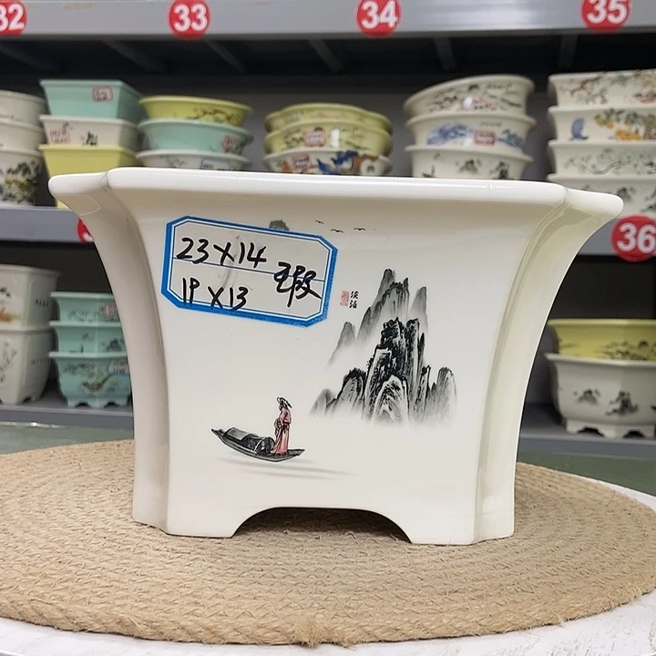 紫砂紫砂花盆0821