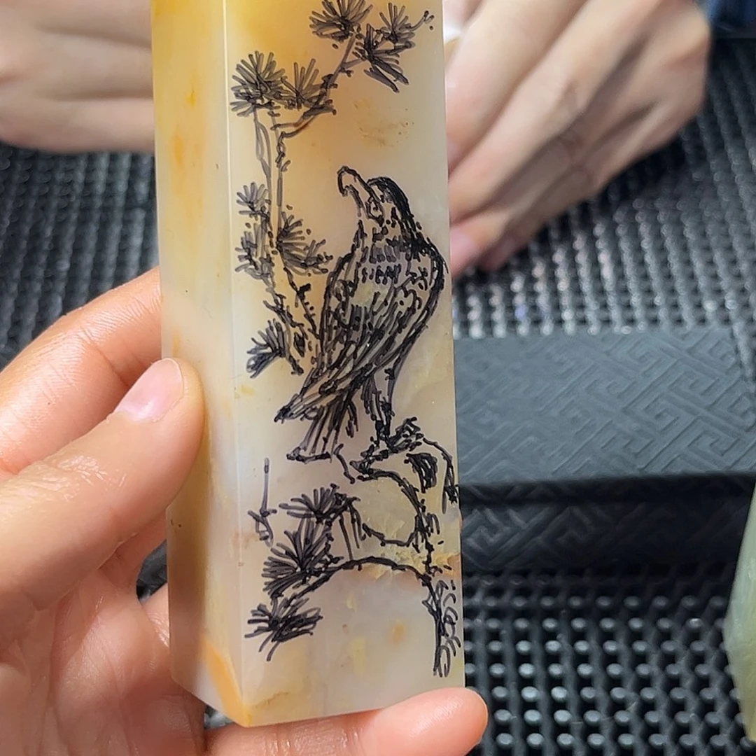 冰***封寿山石好喜欢看肖