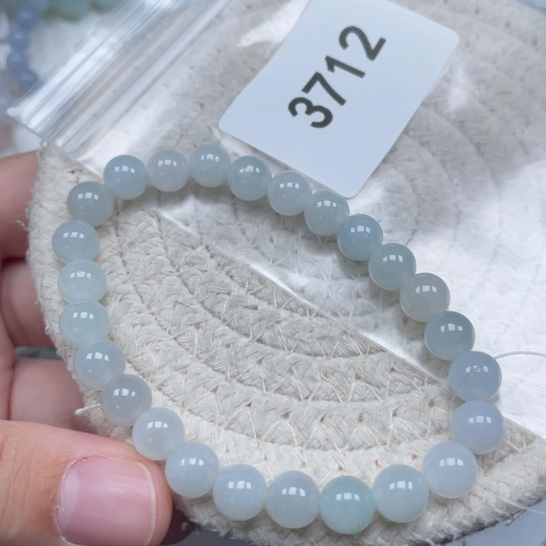 翡翠未镶嵌颈饰天然A货缅甸翡翠7.6mm