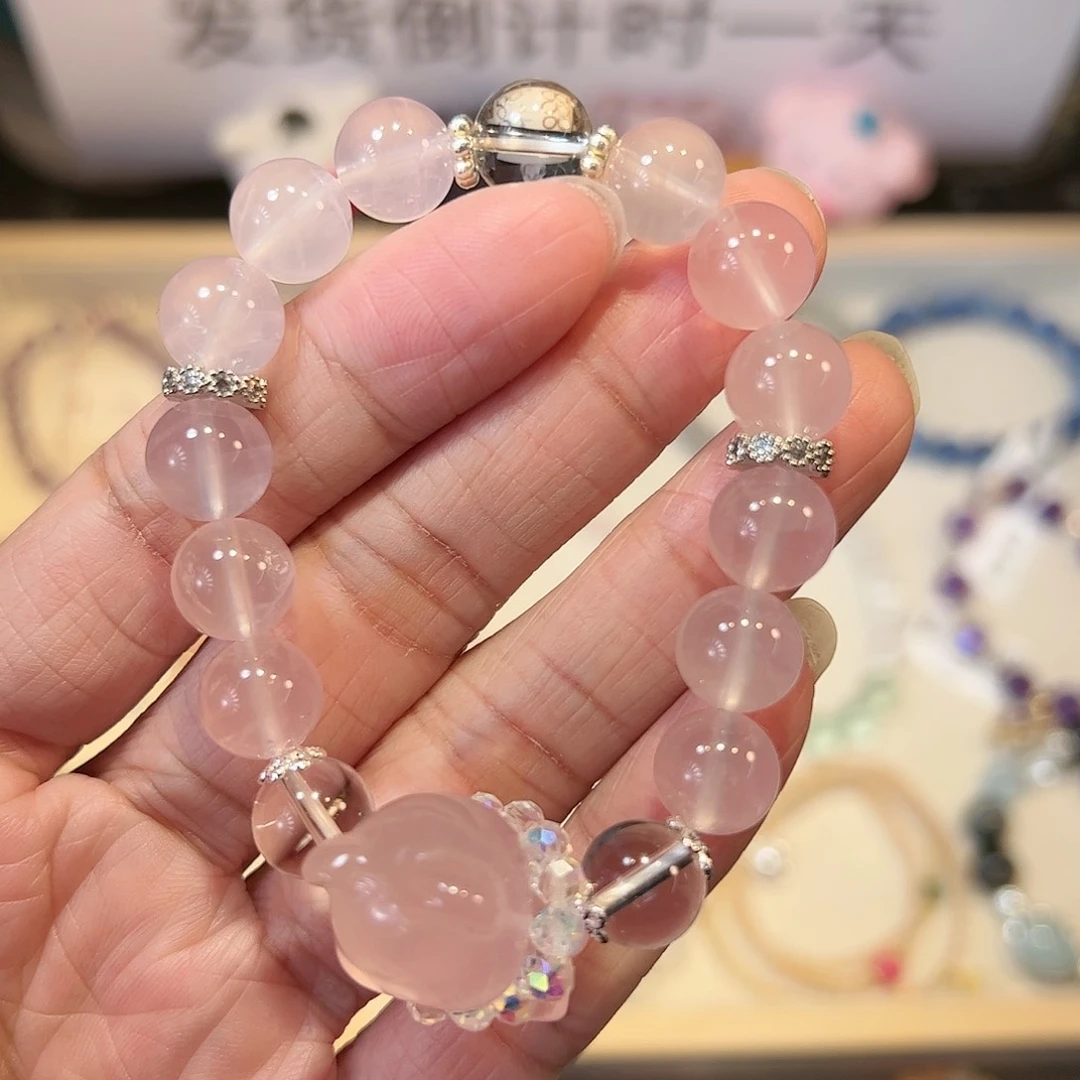 水晶手链未镶嵌粉