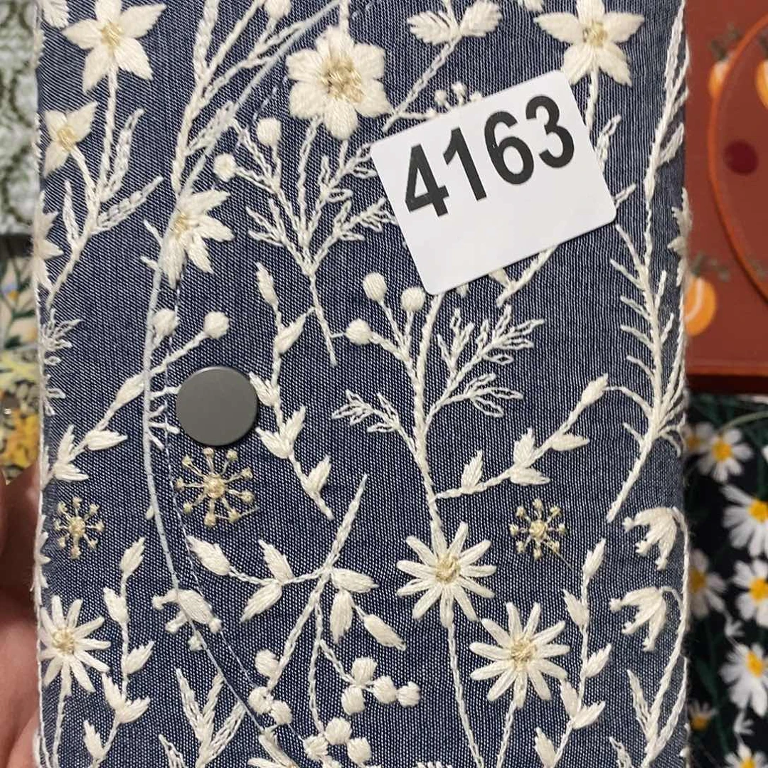 织绣A6三折活页送纸4163