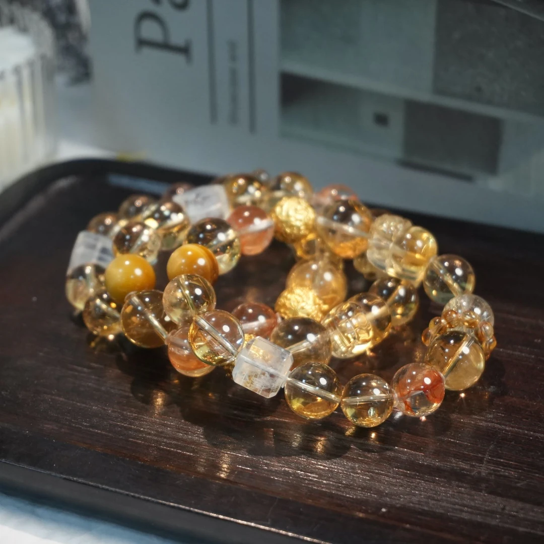 【书记甄选】天然原创水晶单圈手链多样性发一 约11-15mm 7002RJ