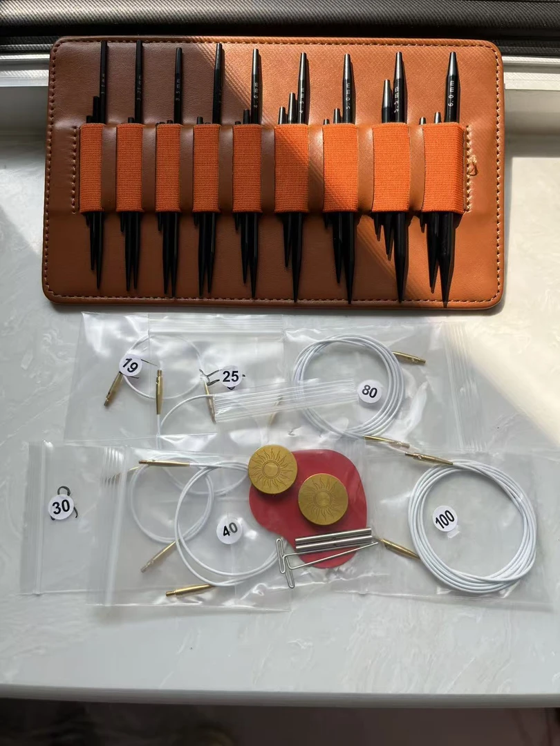 高档定制款家用防滑可拆卸环形针手工编织圆头外贸款