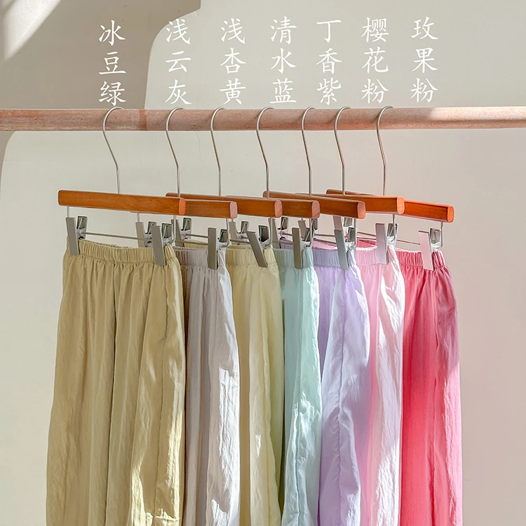 儿童休闲薄款飘飘裤轻薄透气百搭男童女童夏季宽松多色/成人均码