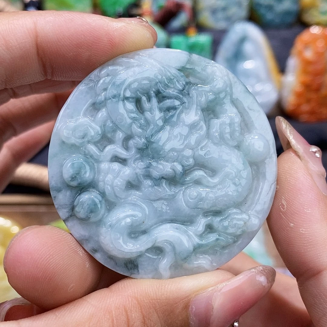翡翠未镶嵌颈饰翡翠A货一物一证