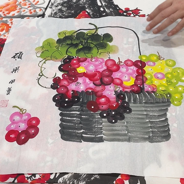 国画今天早上国画作品欣赏