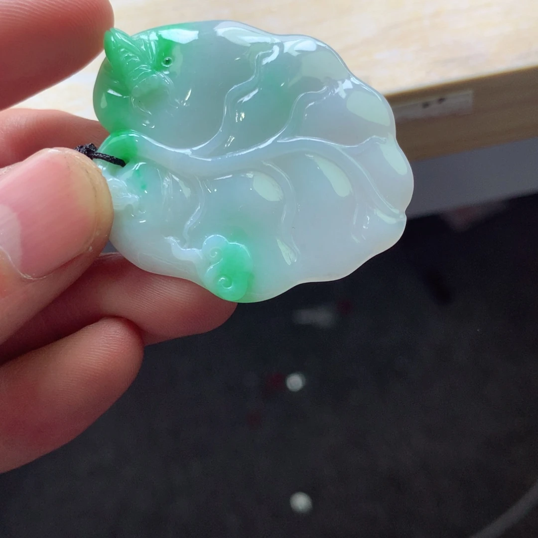 翡翠颈饰未镶嵌吊坠