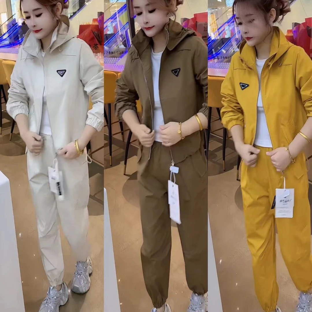 显瘦时尚运动休闲宽松韩版套装