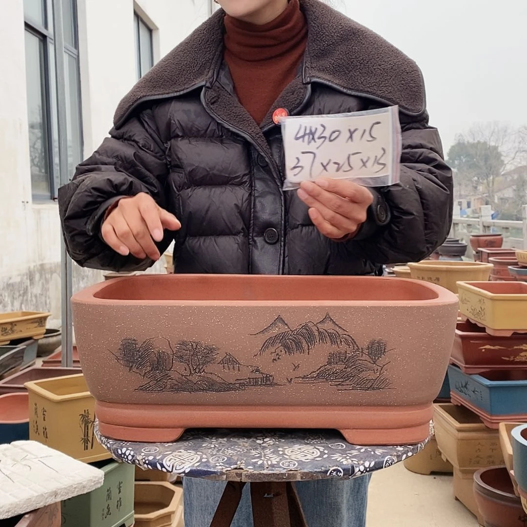 紫砂花盆紫砂花盆