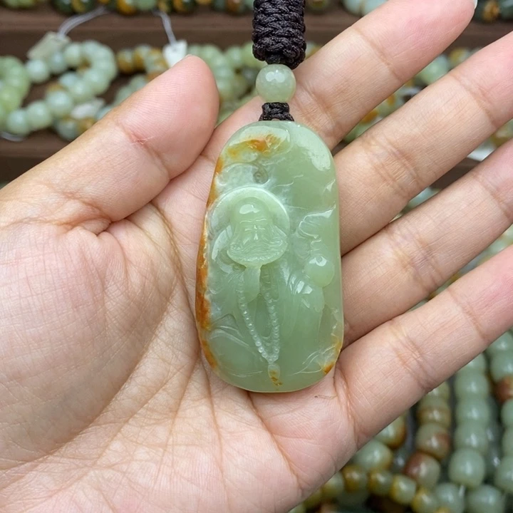中****吊坠(不含链)未镶嵌透闪石质玉