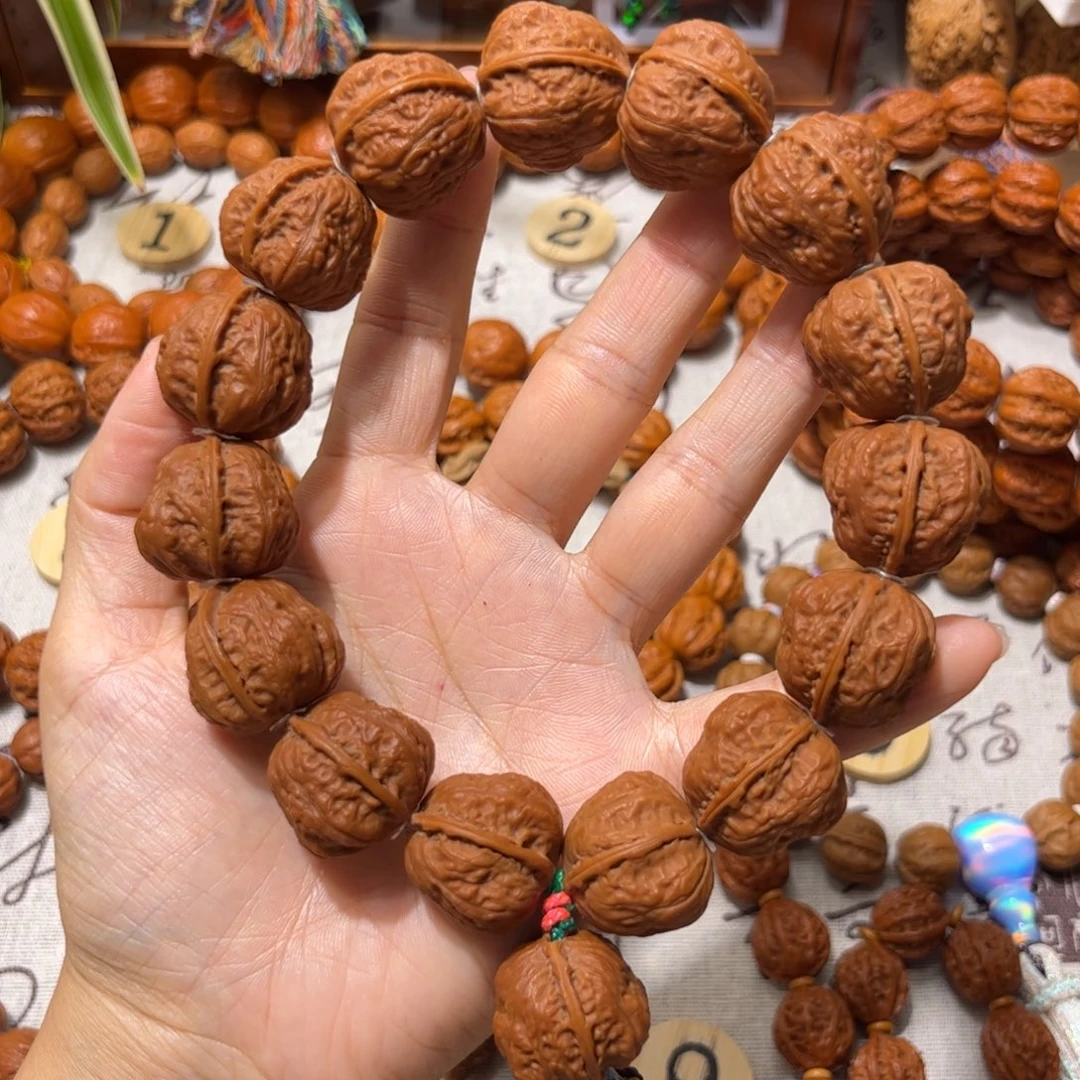 风***人桃核吊坠红皮蛤蟆头